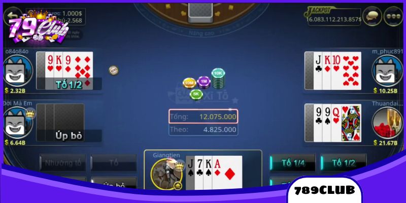 Chi tiết từng bước trong cách chơi xì tố