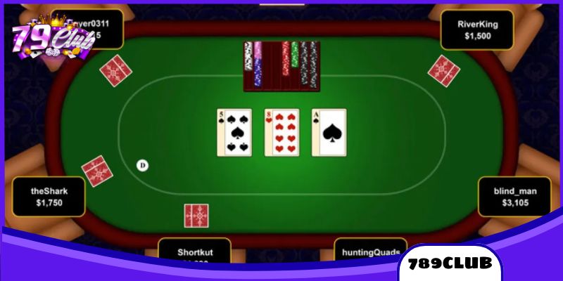 Quy tắc tính điểm được áp dụng với game bài ba cây